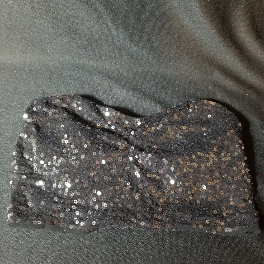 Express Sexy Stretch large tube top sparkle bandau